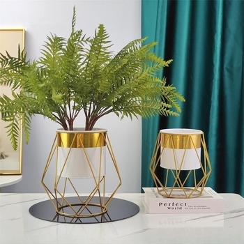 Suport de plante din fier, în stil Nordic, pentru podea și birou, pentru living și spații de lucru