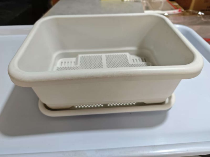 Ghiveci pătrat din plastic pentru balcon, cultivarea legumelor acasă