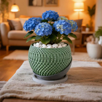 Ghiveci de birou pentru suculente, imprimare 3D, decor pentru casă și birou
