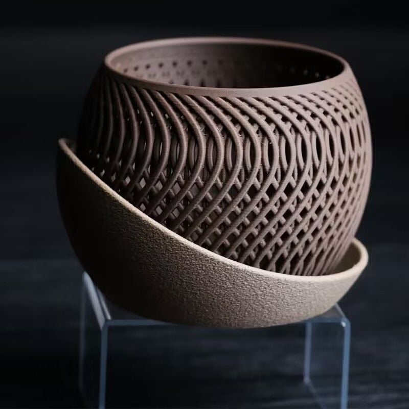 Ghiveci de birou pentru suculente, imprimare 3D, decor pentru casă și birou