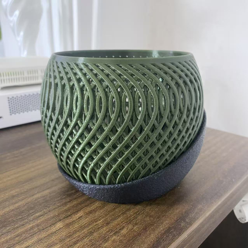 Ghiveci de birou pentru suculente, imprimare 3D, decor pentru casă și birou