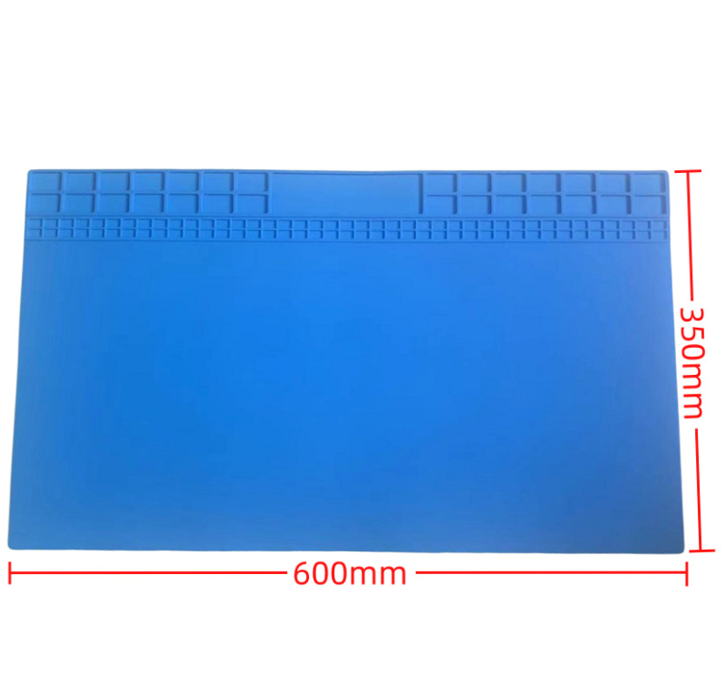 Covor de lucru din silicon rezistent la temperaturi înalte pentru reparații electronice și lipire/sudură, plăcuță de masă termică, Model A-700