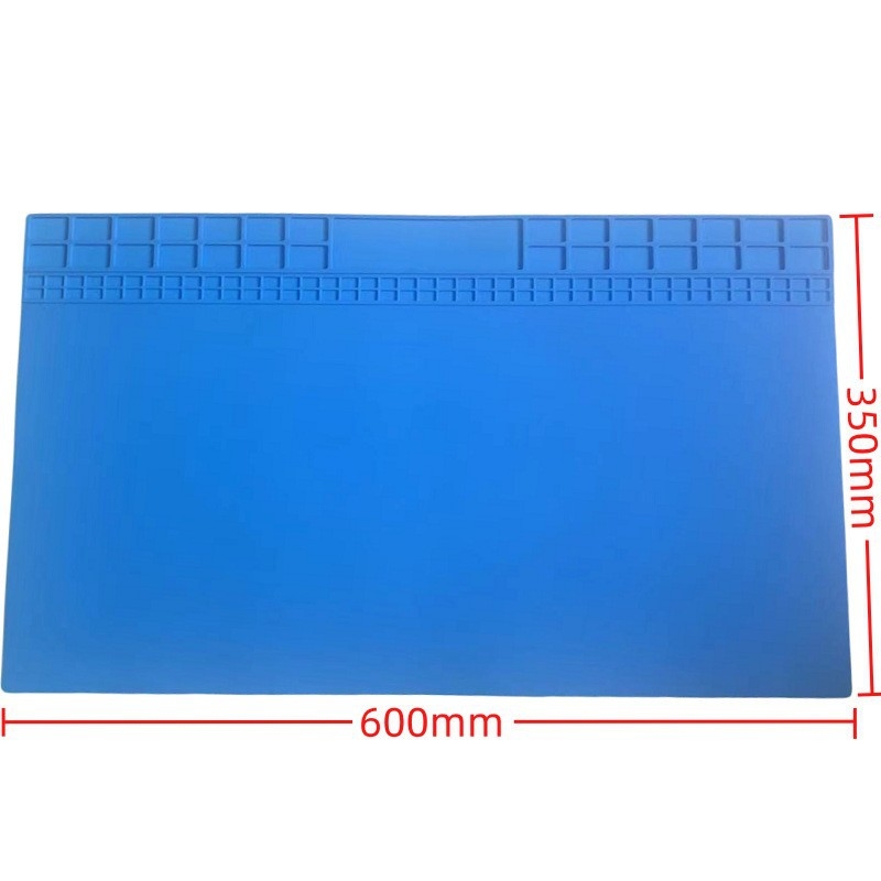 Covor de lucru din silicon rezistent la temperaturi înalte pentru reparații electronice și lipire/sudură, plăcuță de masă termică, Model A-700