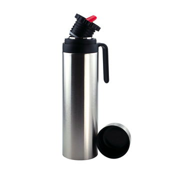 Termos pentru mate, 1000 ml, interior din oțel inoxidabil 304, exterior din oțel inoxidabil 201, mâner mare