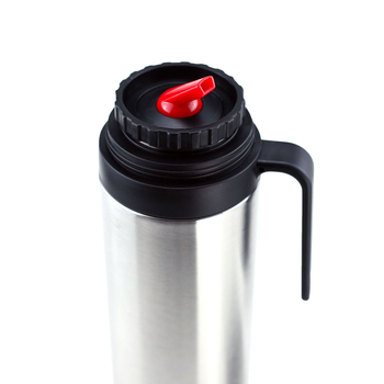 Termos pentru mate, 1000 ml, interior din oțel inoxidabil 304, exterior din oțel inoxidabil 201, mâner mare