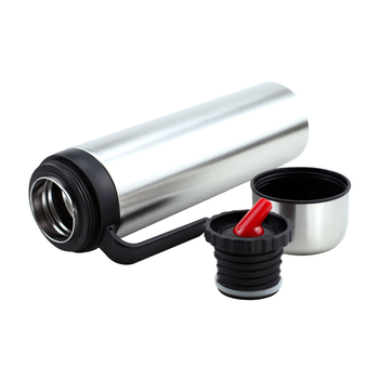 Termos pentru mate, 1000 ml, interior din oțel inoxidabil 304, exterior din oțel inoxidabil 201, mâner mare