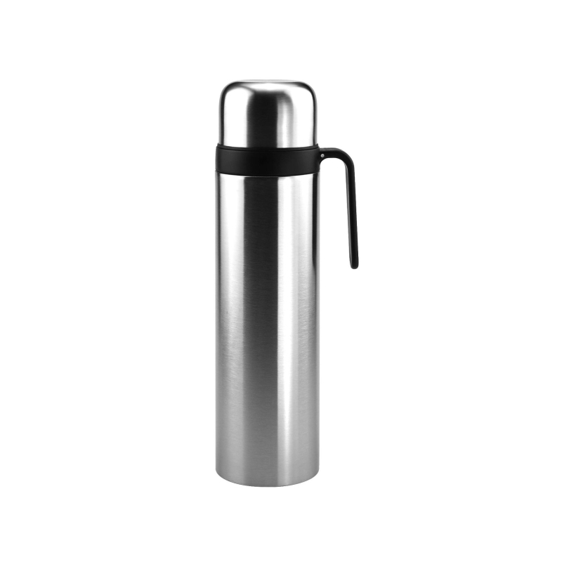 Termos pentru mate, 1000 ml, interior din oțel inoxidabil 304, exterior din oțel inoxidabil 201, mâner mare