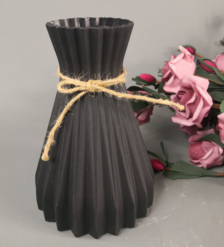 Vază de birou pentru flori uscate, coș de flori din plastic, accesorii pentru aranjare florală, decor de casă