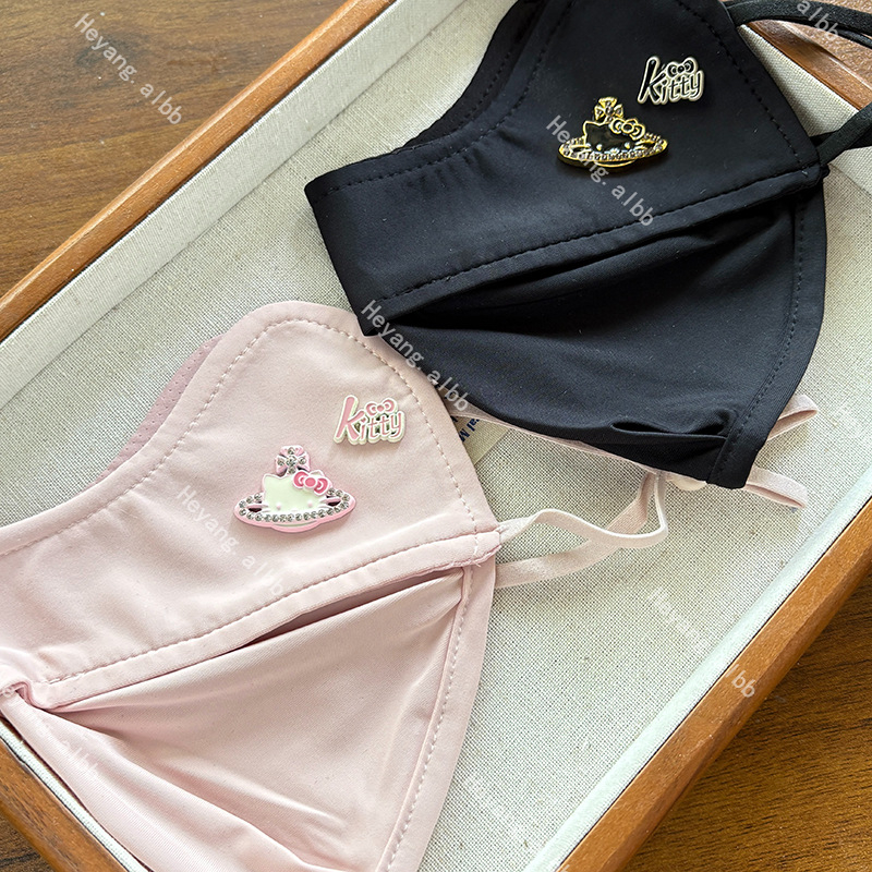 Ljetna moda: prozračna maska za zaštitu od sunca od ice silk, tanka za žene