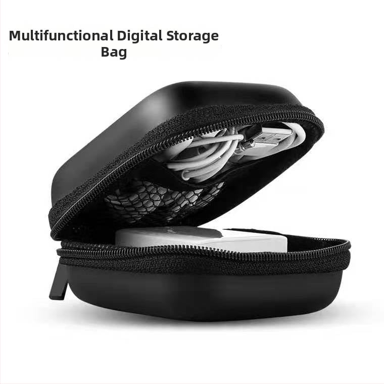 Θήκη EVA από αφρό για ασύρματα ακουστικά Bluetooth, αποθήκευση φορτιστή και καλωδίου δεδομένων, ξυριστικό, USB flash drive και power bank
