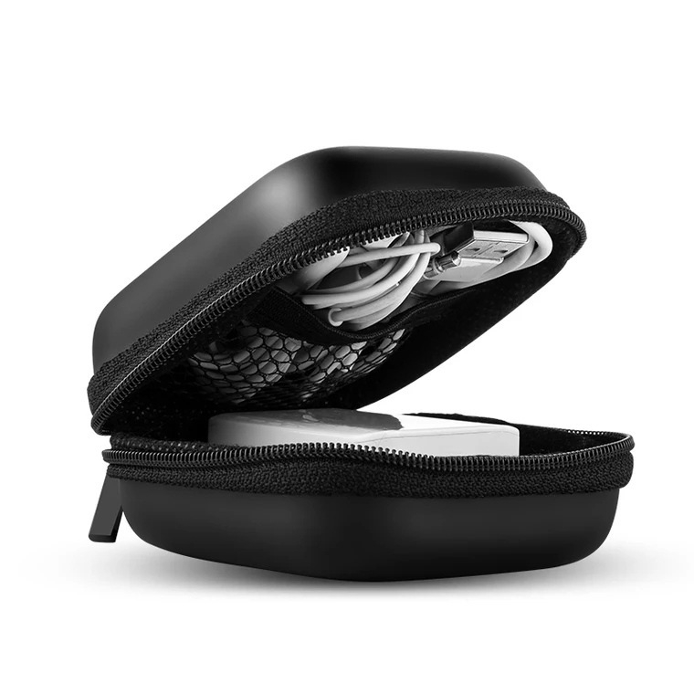 Θήκη EVA από αφρό για ασύρματα ακουστικά Bluetooth, αποθήκευση φορτιστή και καλωδίου δεδομένων, ξυριστικό, USB flash drive και power bank