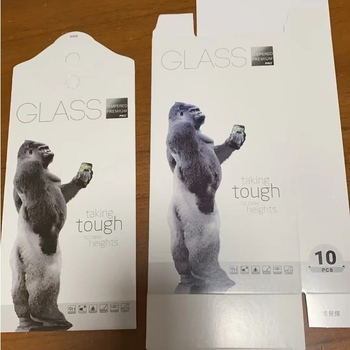 Orangutan set de zece cutii pentru ambalarea protecțiilor de ecran din sticlă temperată pentru smartphone-uri universale