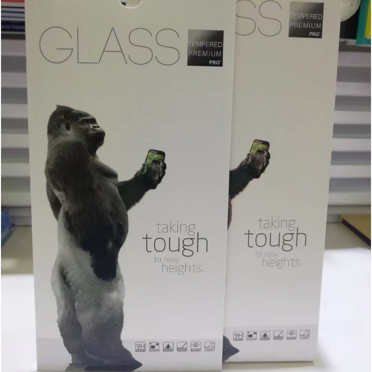 Orangutan set de zece cutii pentru ambalarea protecțiilor de ecran din sticlă temperată pentru smartphone-uri universale