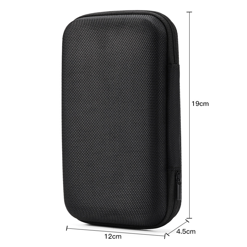 Torbica EVA za 3,5-inčni tvrdi disk i power bank s organizatorom za slušalice i kabelima