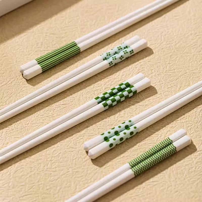 Κεραμικά chopsticks για οικιακή χρήση, μοντέρνος μινιμαλισμός, αντιβακτηριακά, ανθεκτικά σε υψηλές θερμοκρασίες, ατομικά chopsticks για ένα άτομο