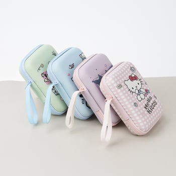 EVA torbica za pohranu s Pochaccom, Kuromi i Hello Kitty – slatka kutija za novčiće, 3C kabeli i slušalice
