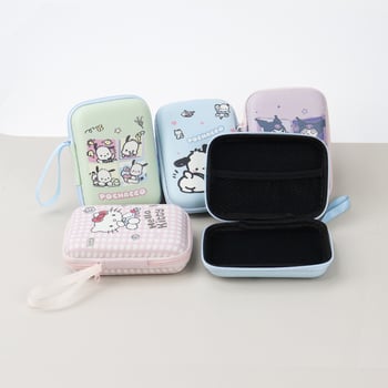 EVA torbica za pohranu s Pochaccom, Kuromi i Hello Kitty – slatka kutija za novčiće, 3C kabeli i slušalice