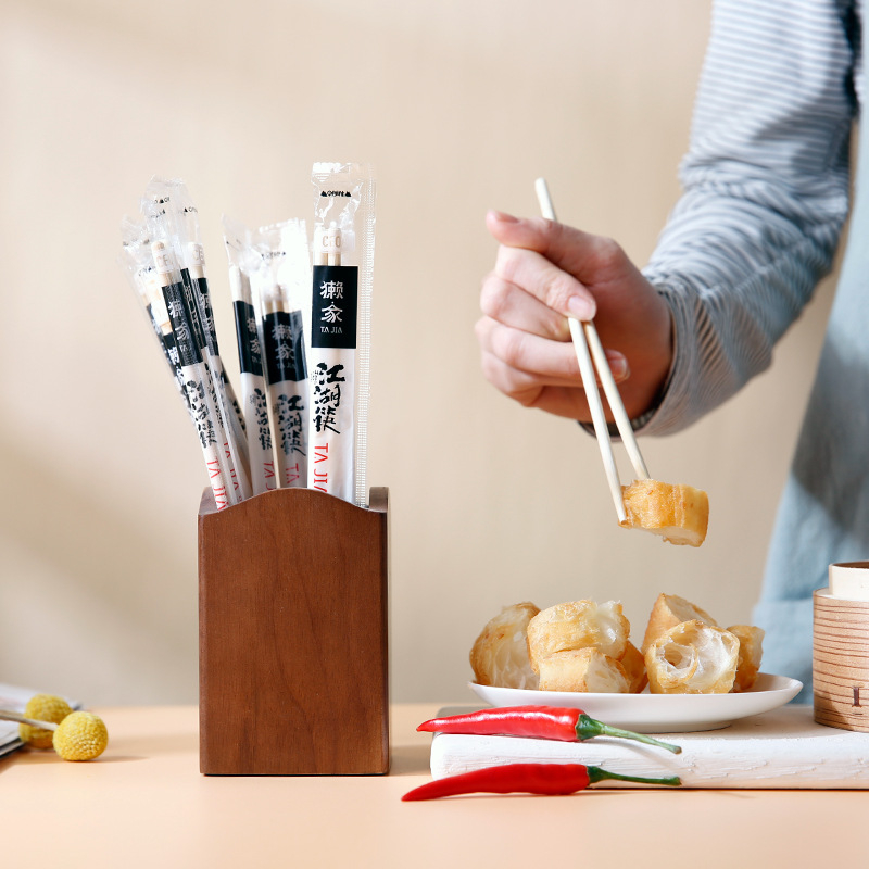 Μπαμπού chopsticks μίας χρήσης, αντιολισθητικά, χωρίς βαφή και κερί, ανθεκτικά στην παραμόρφωση, 50 ζεύγη