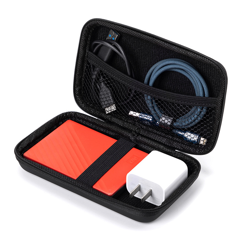 EVA futrola za elektroniku: prijenosni organizator za Bluetooth slušalice i kablove, s velikim kapacitetom power banke