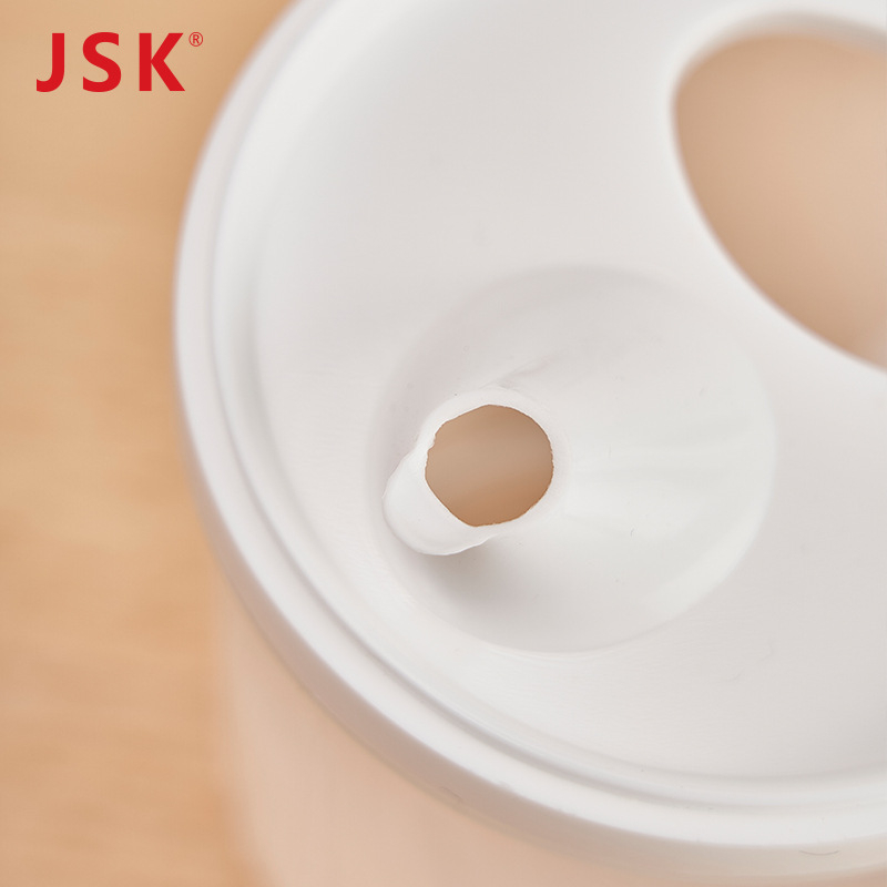 JSK recipient transparent din plastic, 650 ml, pentru ulei, oțet și condimente, cu capac cu deschidere și închidere automată