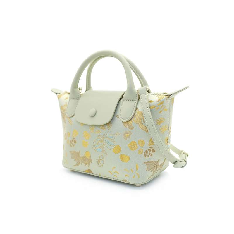 Ženska torbica Song Jin, kineskog stila, crossbody torba, retro oblik knedle, motiv sreće