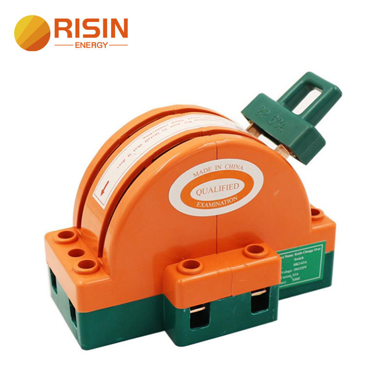 Δίπολος διακόπτης τύπου λεπίδας, 32A/63A/100A, 220V, απομονωτικός διακόπτης με διπλή μετάθεση