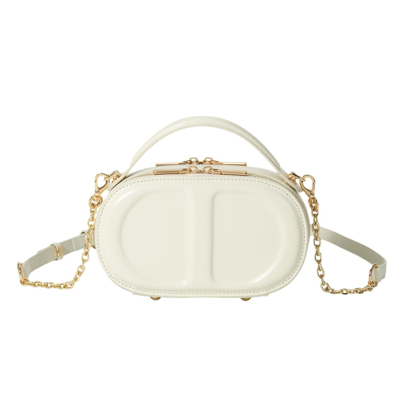Torba od prave kože, ovalnog oblika kutije, mala torba za ramena ili crossbody, urbani stil.