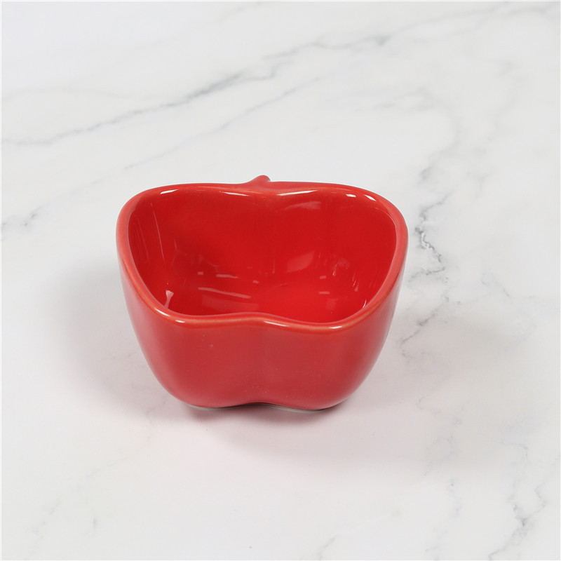 Vas ceramic pentru uz casnic, desert, budincă cu ou bătut la abur, bol pentru sosuri, porțelan alb, stil nordic minimalist.