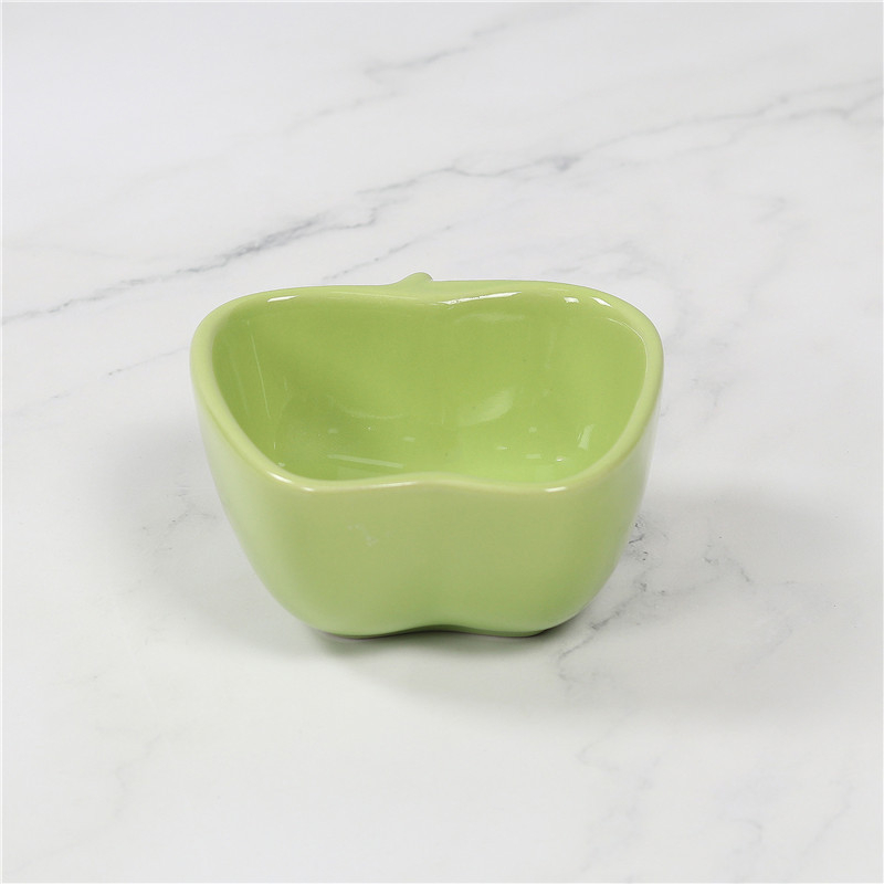 Vas ceramic pentru uz casnic, desert, budincă cu ou bătut la abur, bol pentru sosuri, porțelan alb, stil nordic minimalist.