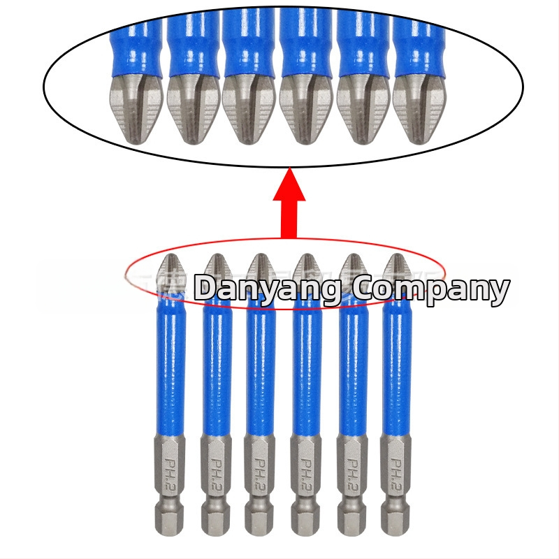 Bit S2 protišmykový pre elektrické a pneumatické skrutkovače, kríž PH2, magnetický, vysoká tvrdosť, dĺžka 25–150 mm