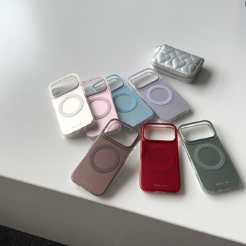 Carcasă cu spate MagSafe pentru iPhone 14, 14 Pro și 14 Pro Max — stil minimalist din acrilic