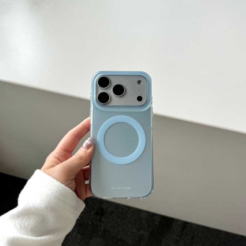 Carcasă cu spate MagSafe pentru iPhone 14, 14 Pro și 14 Pro Max — stil minimalist din acrilic