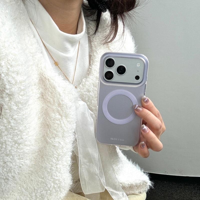Carcasă cu spate MagSafe pentru iPhone 14, 14 Pro și 14 Pro Max — stil minimalist din acrilic