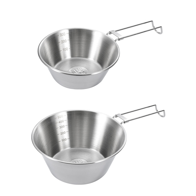 Bol de salată din oțel inoxidabil 304, vas circular pentru mese, design minimalist modern, bol pentru picnic și condimente, diametru 12–12,9 cm sau 14–14,9 cm