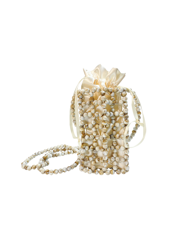 Ručna beaded crossbody torba, mini cilindričnog oblika, ljetni casual stil, retro ugođaj, nišni dizajn