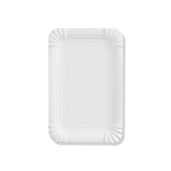 Farfurie de hârtie dreptunghiulară, de unică folosință, de calitate alimentară, biodegradabilă, dimensiuni 10x16 cm sau 13x20 cm, 230-300 GSM, potrivită pentru picnicuri și uz casnic