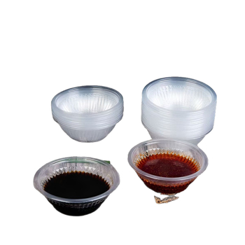 Vas plastic de unică folosință, 130 ml, pentru sosuri de hot pot, sos de înmuiere, condimente pentru gyoza, oțet și sos de soia.