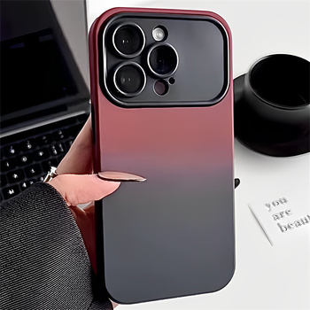 Carcasă pentru iPhone cu gradient de culoare și protecție anti-cădere pentru iPhone 11, 12 Pro, 14 Pro și iPhone 15 – design minimalist