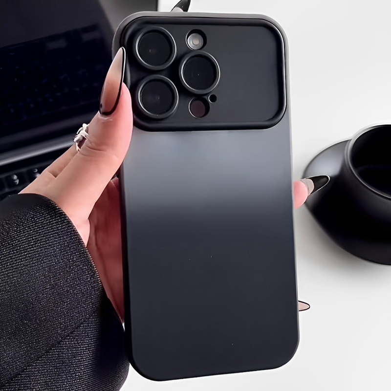 Carcasă pentru iPhone cu gradient de culoare și protecție anti-cădere pentru iPhone 11, 12 Pro, 14 Pro și iPhone 15 – design minimalist