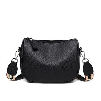Ženska torbica od meke PU kože, sedlo stil, široka naramenica, crossbody casual-retro stil, 2026 novi model