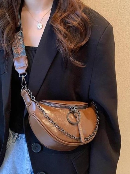 Retro torbica ispod pazuha, 2025 proljeće-ljeto, ženska mala crossbody torba, oblik sedla