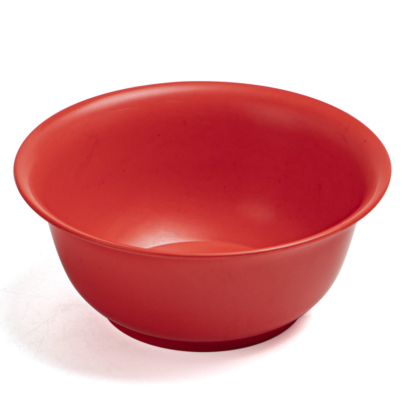 Set de veselă de unică folosință pentru nuntă – boluri roșii pentru orez și pentru supă dulce, cu design mai gros, pentru uz casnic