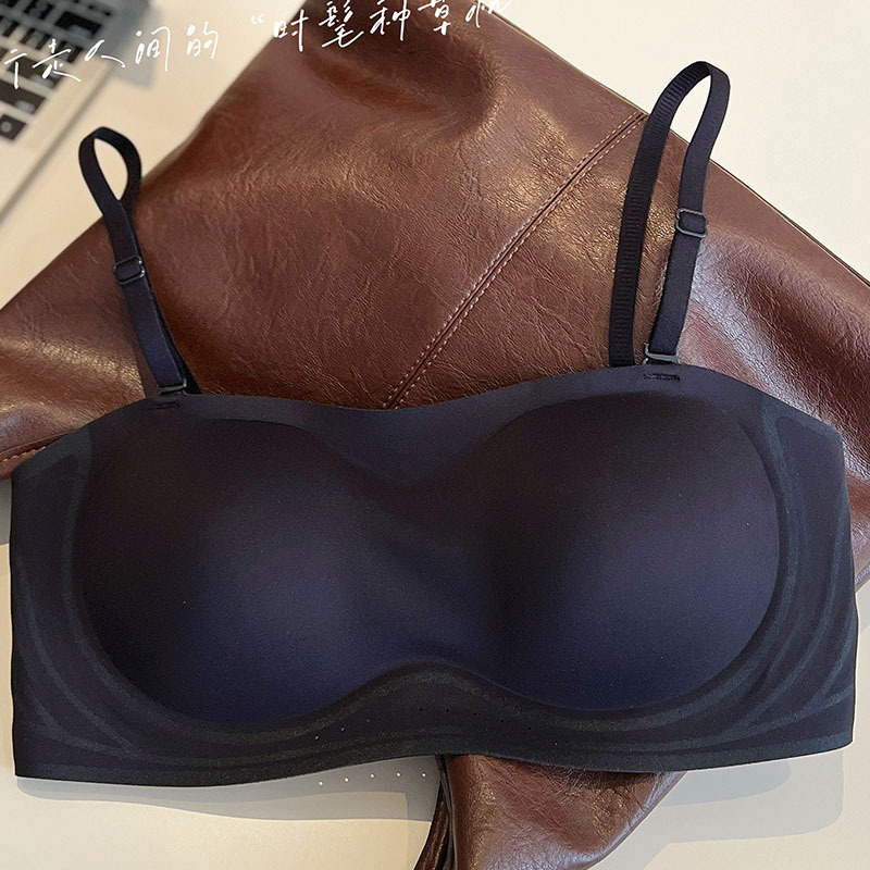 Sutien bez naramenica za žene, dvostruko nošenje, sa specijalnim nevidljivim temeljem tekućine, protuklizni tube top, lijep leđa