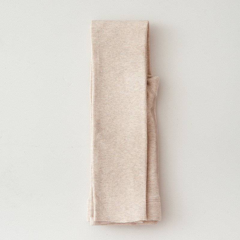 Lányok capri hosszú leggings ősz–télre, fehér, fleece-béléssel, lábfej nélküli, meleg