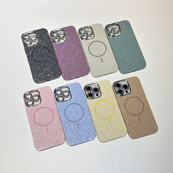 Kućište za iPhone 16 s zvjezdanim glitterom, magnetsko prianjanje, dvodijelni dizajn IMD TPU zaštitni kućište s preciznim otvorima – otporno na padove i otiske prstiju