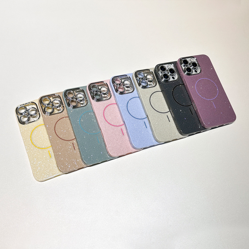 Kućište za iPhone 16 s zvjezdanim glitterom, magnetsko prianjanje, dvodijelni dizajn IMD TPU zaštitni kućište s preciznim otvorima – otporno na padove i otiske prstiju