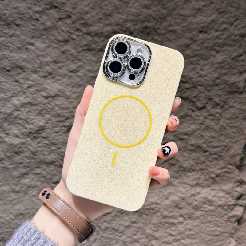 Kućište za iPhone 16 s zvjezdanim glitterom, magnetsko prianjanje, dvodijelni dizajn IMD TPU zaštitni kućište s preciznim otvorima – otporno na padove i otiske prstiju