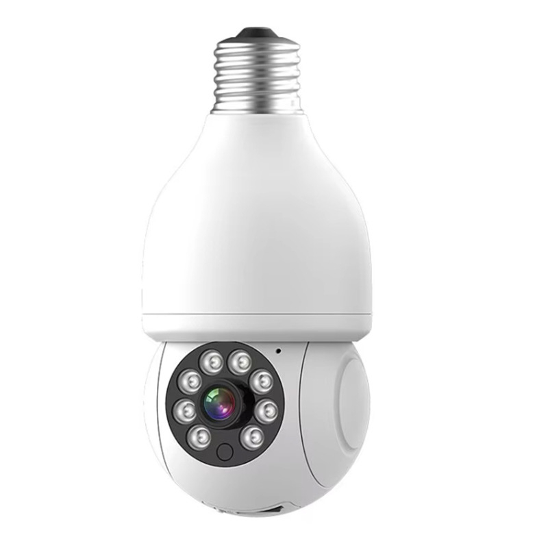 Kamera za nadzor u obliku E27 žarulje, 360°, Wi-Fi, daljinsko kućno praćenje, HD u boji
