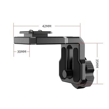 Adaptér držiak s montážou na Cold Shoe pre DJI RS2 / RSC2 / RS3 / RS2 Pro – Prenosné stojan na kameru