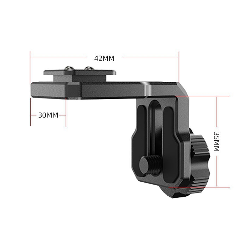 Adaptér držiak s montážou na Cold Shoe pre DJI RS2 / RSC2 / RS3 / RS2 Pro – Prenosné stojan na kameru